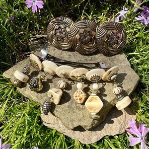 Set of 2 Festival Season Boho French Barrette Hair Clips